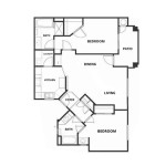 2 Bedroom Casita Floor Plans