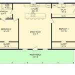 2 Bedroom Ranch Style Floor Plans