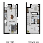 2 Bedroom Townhouse Floor Plans