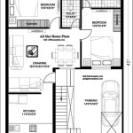 30 X 40 House Plan 2 Bedroom