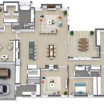 4 Bedroom House Plans With Office