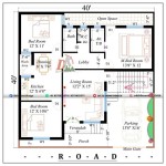 40 X 40 House Plans 3 Bedroom