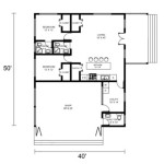 40 X 50 Barndominium Floor Plans