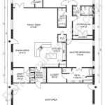 5 Bedroom Barndominium Floor Plan