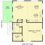 Adu Floor Plans 900 Sq Ft