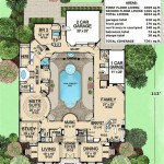 Courtyard House Plans With Pool