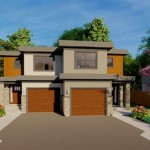 Duplex House Plans For Narrow Lots