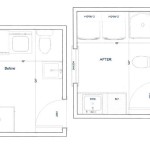 Full Bathroom With Laundry Floor Plans