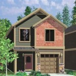 Narrow Lot Duplex House Plans