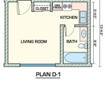 One Bedroom Studio Floor Plans