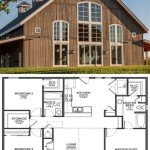 Single Story Barn Home Plans