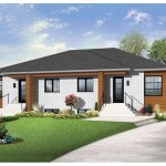 Single Story Duplex House Plans