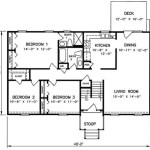 Split Level House Plans 1980s